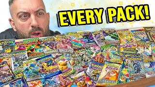 I Opened Every Pack of Pokemon Cards ($2,000)