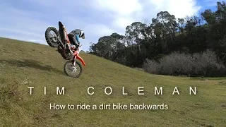 How to ride a dirt bike backwards!︱Cross Training Enduro