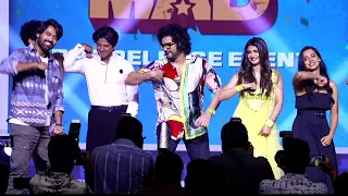 Sreeleela - Siddu Jonnalagadda - Dulquer Salman Dance @ MAD Pre Release Event | TFPC