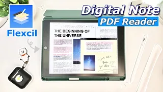 FLEXCIL 📘 A Digital Note Taking App & A PDF Reader (Walkthrough & Review) ❤︎ | Emmy Lou