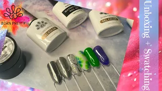 TIE DYE DEMO USING BLOOMING GEL | BORN PRETTY PR UNBOXING + SWATCHING