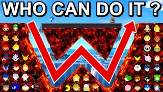 Who Can Jump Through The Lava W Tunnel ? - Super Smash Bros. Ultimate