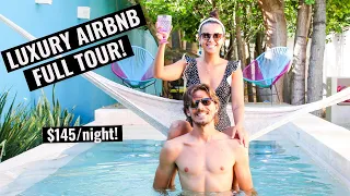 INSANE AIRBNB WITH PRIVATE POOL IN MERIDA MEXICO! (and comparing a $35/night Airbnb)