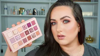 THE NEW NUDE EYESHADOW PALETTE BY HUDA BEAUTY! SWATCHES AND TUTORIAL | PATTY