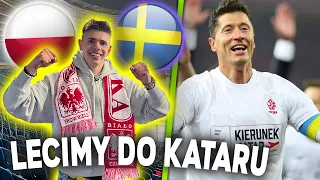 LECIMY DO KATARU ⚽ KULISY MECZU POLSKA - SZWECJA 🔥 QESEK