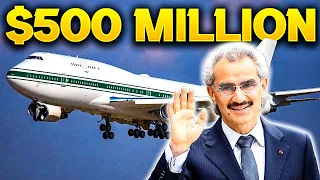 Inside Al Waleed Bin Talal Al-Saud's INSANE Private Jet