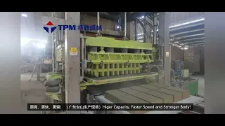 Model TPM10000G Automatic Brick Making Machine, TPM10000G Cement brick machine