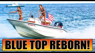 BLUE TOP LEGEND LOST THE BLUE TOP | BOCA INLET  | ROUGH SEAS | BOAT LIFE | BOATS VS WAVES