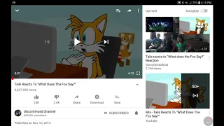 Reacting to tails reacts to what does the fox say