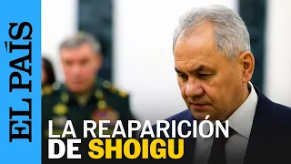 El exministro de Defensa ruso, Serguéi Shoigú, reaparece tras su destitución | EL PAÍS