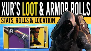 Destiny 2: XUR'S TASTY WEAPONS & ARMOR! 12th May Xur Inventory | Armor, Exotics, Weapons & Location