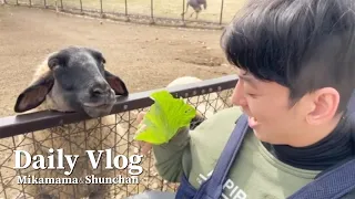 【vlog#24】隼ちゃん、動物と触れ合いました！