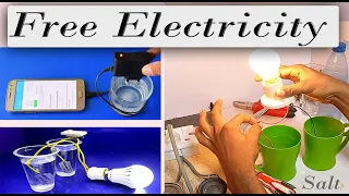 Free Electricity Energy Generator With Salt And Water