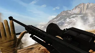 M98 Barrett kills Taliban, Sniper mission - Medal of Honor (2010)