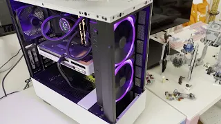 NZXT H510 Elite and NZXT Kraken Z63, unboxing and mounting