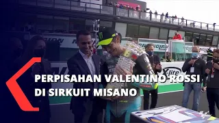 Perpisahan Valentino Rossi di Sirkuit Misano