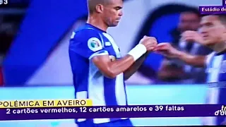 Benfica vs FCPorto (supertaça) Pêpe foi expulso do campo