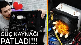 Güç Kaynağım PATLADI!! - Bilgisayara YUMRUK Atarsan Olacağı Bu! (Parodi İçerir)