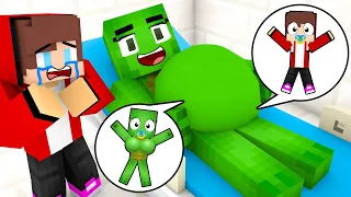 Mikey and JJ Got Pregnant Twins Challenge [Maizen Sisters Minecraft Minecraft Anime]