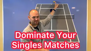5 Awesome Singles Strategies To Help You Win! (Tennis Tactics Explained)