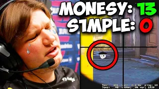 HOW M0NESY DESTROYED S1MPLE 13 TIMES IN A ROW!! CSGO Twitch Clips