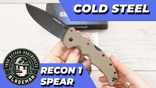 Нож Cold Steel Recon 1 Spear, 27BS-DEBK, S35VN, G10 Brown