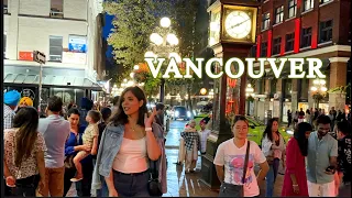 Downtown Vancouver at Night, A Romantic walk