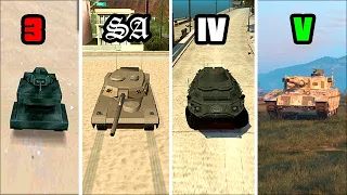 How to get all Tanks in GTA Games? (All Locations)