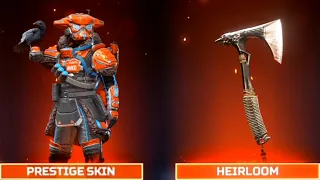 I FINALLY UNLOCKED BLOODHOUND'S PRESTIGE SKIN to go with their HEIRLOOM in apex legends