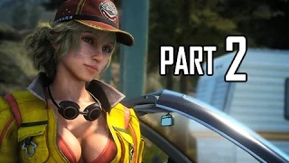 Final Fantasy 15 Walkthrough Demo Part 2 - FEMALE CID!!!! (FFXV PS4 Gameplay Commentary)