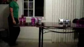 First Beer Pong Game played on new table