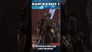 Minthara does NOT like sharing - Baldur's Gate 3