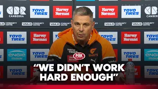 Adam Kingsley reacts to Giants' first loss of season 🟠 | GWS press conference Fox Footy