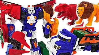 Hello Carbot movie Tylaio! Dinosaur, Lion transform combine!#DuDuPopTOY