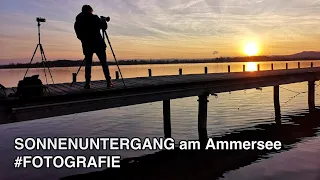 Sonnenuntergang mit ND Filter fotografieren - Langzeitbelichtung am See