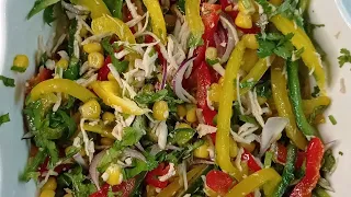 Üçrəngli Bibər salatı🥗Салат"Три Перца."🥗