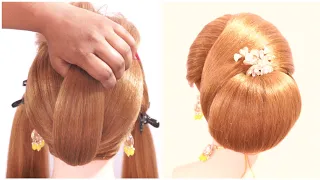 fun hairstyles | long hair hairstyles | bridal hairstyle | indian party hairstyles @Avnihairdo