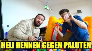 Heli RENNEN über 25000 BÄLLEN vs Paluten