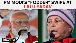 PM Modi's "Fodder" Swipe At Lalu Yadav, His "Not Bigger OBC Than Me" Reply