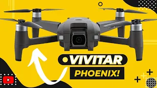 Vivitar Phoenix Long Flight Time Drone: Foldable, WiFi, GPS, 32 Minutes Flight