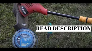 **READ DESCRIPTION FIRST: How to Replace Homelite Weed Eater String | 13" Dual Sided Spool Technique