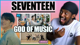 DANCER REACTS TO SEVENTEEN (세븐틴) '음악의 신' MV | SEVENTEEN GOD OF MUSIC [Choreography Video] REACTION