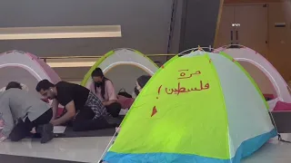 New School University Faculty Establish “Gaza Solidarity Encampment” - NYC