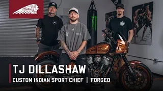 TJ Dillashaw Rides His Custom Indian Sport Chief