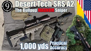 Desert Tech SRS A2 -  🇺🇦Ukranian SSU 🇺🇸US bullpup Sniper to 1,000yds: Practical Accuracy