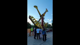 "МЕЛЬНИЦА ", городской  парк ,   аттракционы Нур-Султан/ "SPACE GUN"- crazy rides in Astana