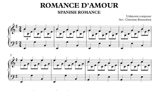 Romance D’amour - Piano Solo