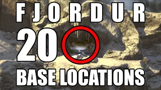 ARK Fjordur - 20 Base locations... Alpha spots, underwater caves, hidden locations and more...