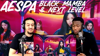 REACTING TO aespa 에스파 'Black Mamba' & 'Next Level'  | React Cult