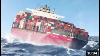 Top 10 Biggest Container Ships In Terrible Storm & Crash In Fire